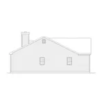 Traditional House Plan Left Elevation - Lucas Lane Ranch Home 058D-0234 - Shop House Plans and More