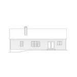 Traditional House Plan Rear Elevation - Lucas Lane Ranch Home 058D-0234 - Shop House Plans and More