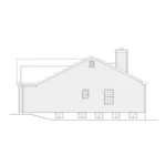 Traditional House Plan Right Elevation - Lucas Lane Ranch Home 058D-0234 - Shop House Plans and More