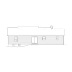 Country House Plan Rear Elevation - Daly Country Ranch Home 058D-0241 - Shop House Plans and More