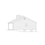 Country House Plan Right Elevation - Daly Country Ranch Home 058D-0241 - Shop House Plans and More