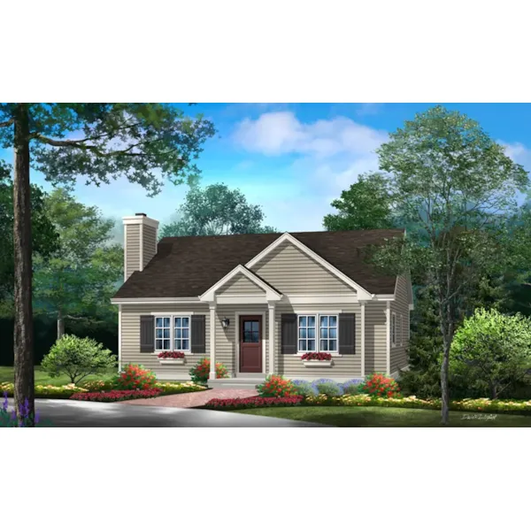 Lake House Plan Front of Home - 058D-0265 - Shop House Plans and More