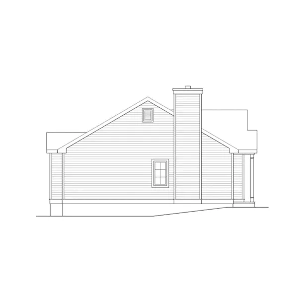 Lake House Plan Left Elevation - 058D-0265 - Shop House Plans and More