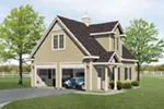 Building Plans Front Photo 01 - Karina Two-Car Garage  059D-6010 | House Plans and More