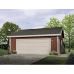 Two-car garage is the perfect style to match any house design