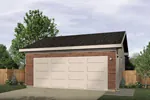 Simple two-car garage has classic style that will last years