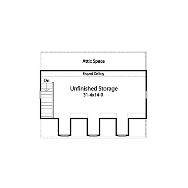 Building Plans Project Plan Second Floor 059D-6045