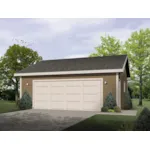 Simple two-car garage design