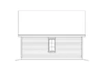 Building Plans Rear Elevation - Brissa Garage With Loft 059D-6065 | House Plans and More