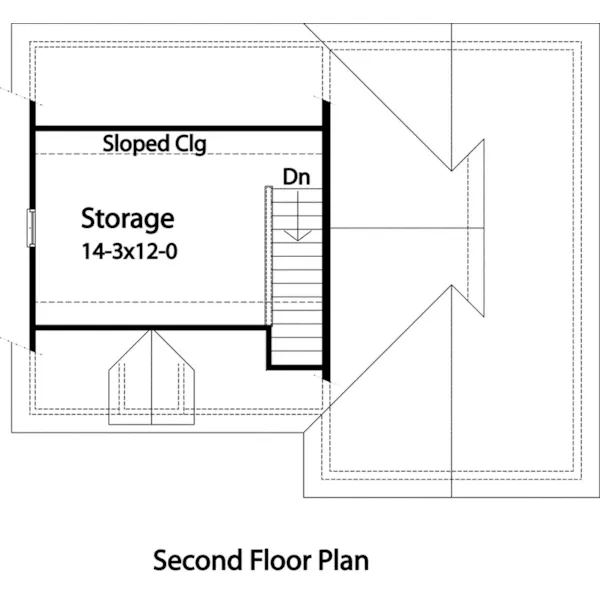 Building Plans Project Plan Second Floor 059D-6076