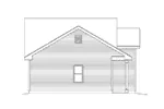 Building Plans Left Elevation -  059D-6079 | House Plans and More