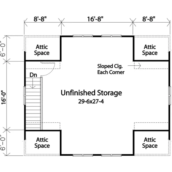 Building Plans Project Plan Second Floor 059D-6080