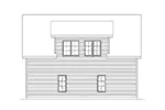 Building Plans Rear Elevation -  059D-6080 | House Plans and More