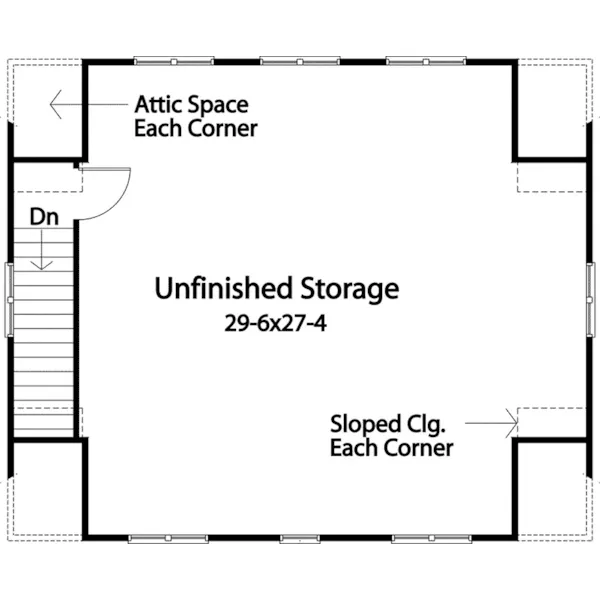 Building Plans Project Plan Second Floor 059D-6081