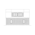 Building Plans Rear Elevation -  059D-6084 | House Plans and More