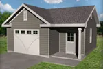 Building Plans Front of Home -  059D-6088 | House Plans and More