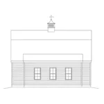 Building Plans Left Elevation - Sadie Barn Style Loft Garage 059D-6109 | House Plans and More