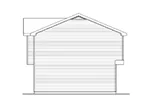 Building Plans Left Elevation - Leticia Garage Apartment 059D-7506 | House Plans and More