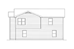 Building Plans Rear Elevation - Leticia Garage Apartment 059D-7506 | House Plans and More