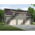 Building Plans Front of House 059D-7517