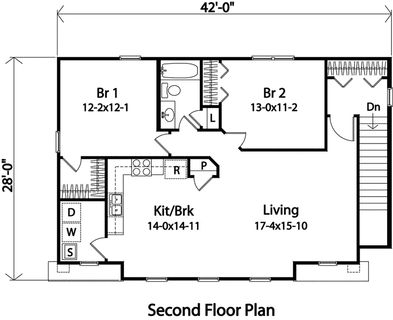 Building Plans Project Plan Second Floor 059D-7520