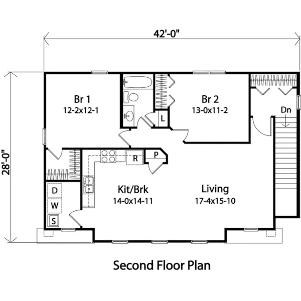 Building Plans Project Plan Second Floor 059D-7520