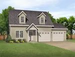 Building Plans Front of Home -  059D-7522 | House Plans and More