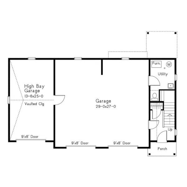 Craftsman Project Plan First Floor 059D-7529