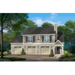 Arts & Crafts House Plan Front of House 059D-7529