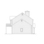 Cabin & Cottage House Plan Left Elevation - 059D-7529 | House Plans and More