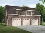 Shingle House Plan Front of House 059D-7531