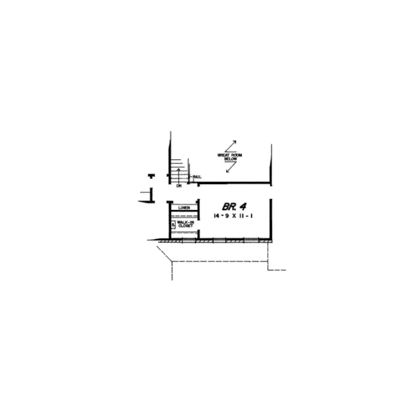 Traditional House Plan Optional Floor Plan - Bandon Dunes Country Home 060D-0031 - Search House Plans and More