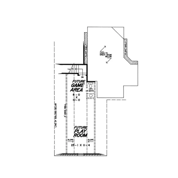 Ranch House Plan Optional Floor Plan - Elbert Traditional Home 060D-0041 - Search House Plans and More