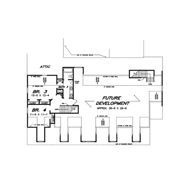 Luxury House Plan Second Floor - Forestlac Luxury Cape Cod Home 060D-0087 - Search House Plans and More