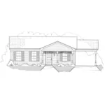 Traditional House Plan Front of House 060D-0114