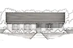 Rustic House Plan Front of House 060D-0124