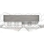 Traditional House Plan Front of House 060D-0124