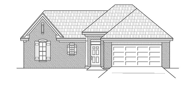 Country House Plan Front of Home - 060D-0127 - Shop House Plans and More