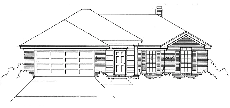 Country House Plan Front of Home - 060D-0136 - Shop House Plans and More