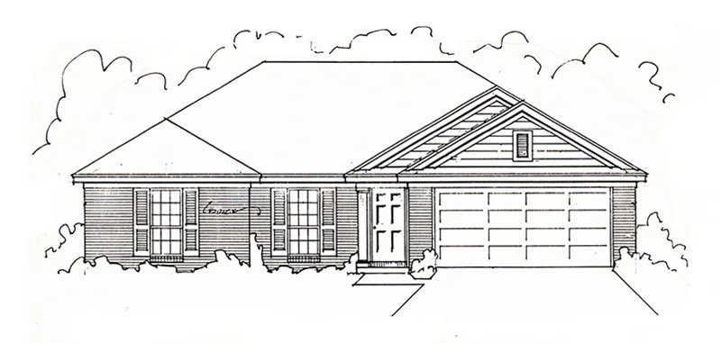 Traditional House Plan Front of Home - 060D-0137 - Shop House Plans and More