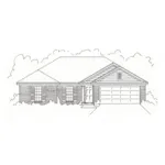 Traditional House Plan Front of House 060D-0137