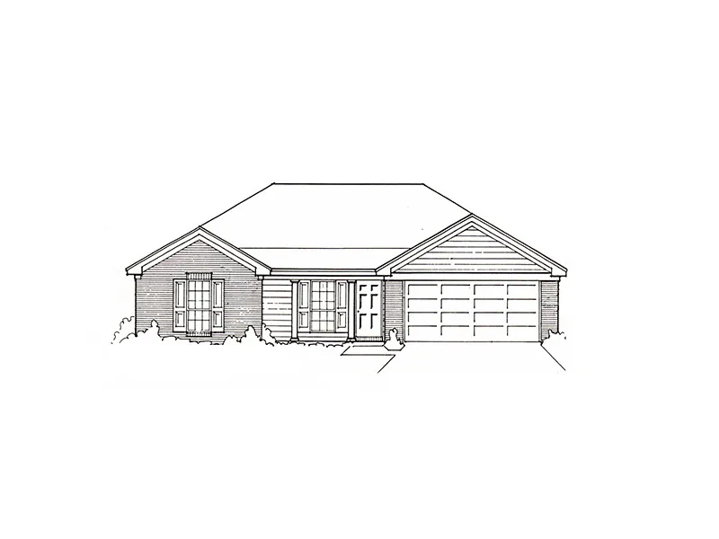 Traditional House Plan Front Photo 03 - 060D-0137 - Shop House Plans and More