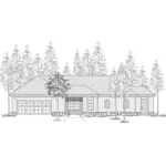 Country House Plan Front of Home - 060D-0138 - Shop House Plans and More