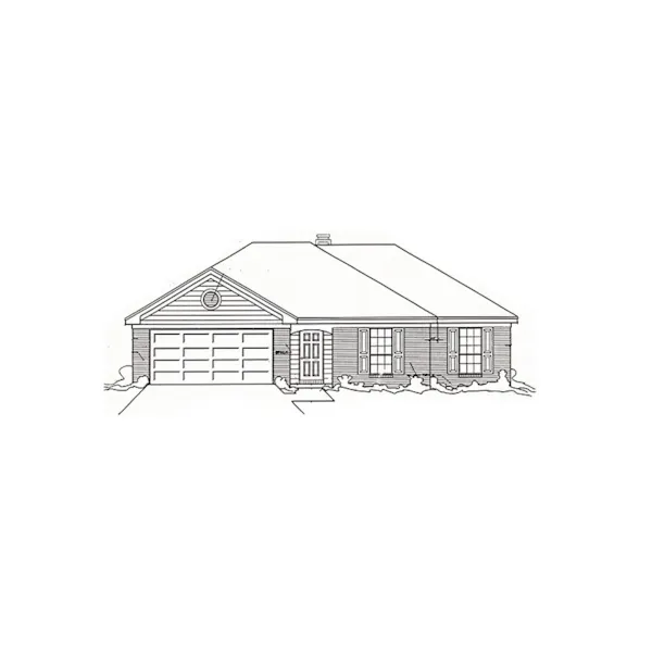 Traditional House Plan Front Photo 02 - Gelson Ranch Home 060D-0144 - Shop House Plans and More