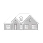 Ranch House Plan Front of Home - Wakonda Ranch Home 060D-0145 - Shop House Plans and More