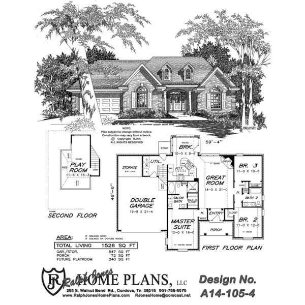 First Floor - Vicente Hill Ranch Home 060D-0154 - Shop House Plans and More