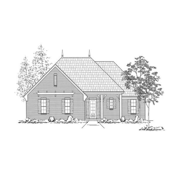 Traditional House Plan Front of Home - Stifel European Home 060D-0156 - Shop House Plans and More