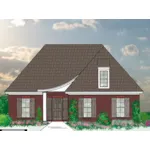 Tudor House Plan Front of Home - Haroldson European Home 060D-0168 - Shop House Plans and More