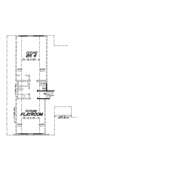 Traditional House Plan Second Floor - Keiser European Ranch Home 060D-0174 - Shop House Plans and More