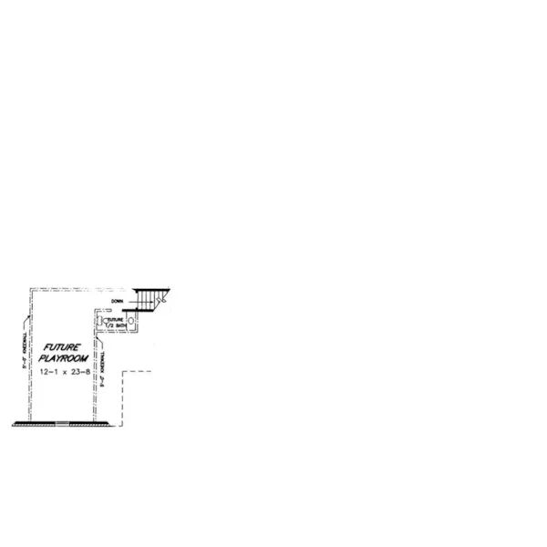 Traditional House Plan Second Floor - 060D-0178 - Shop House Plans and More